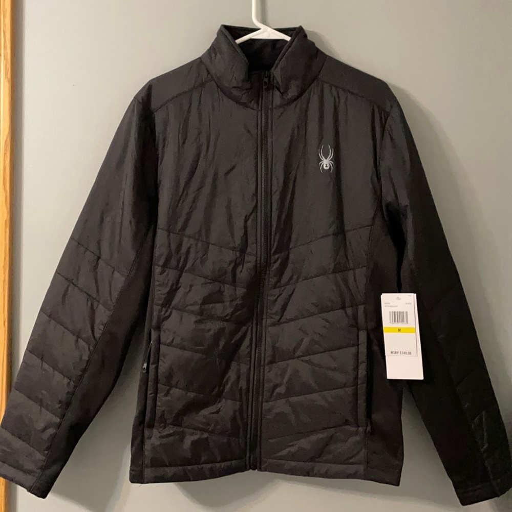Spyder lightweight puffer jacket coat